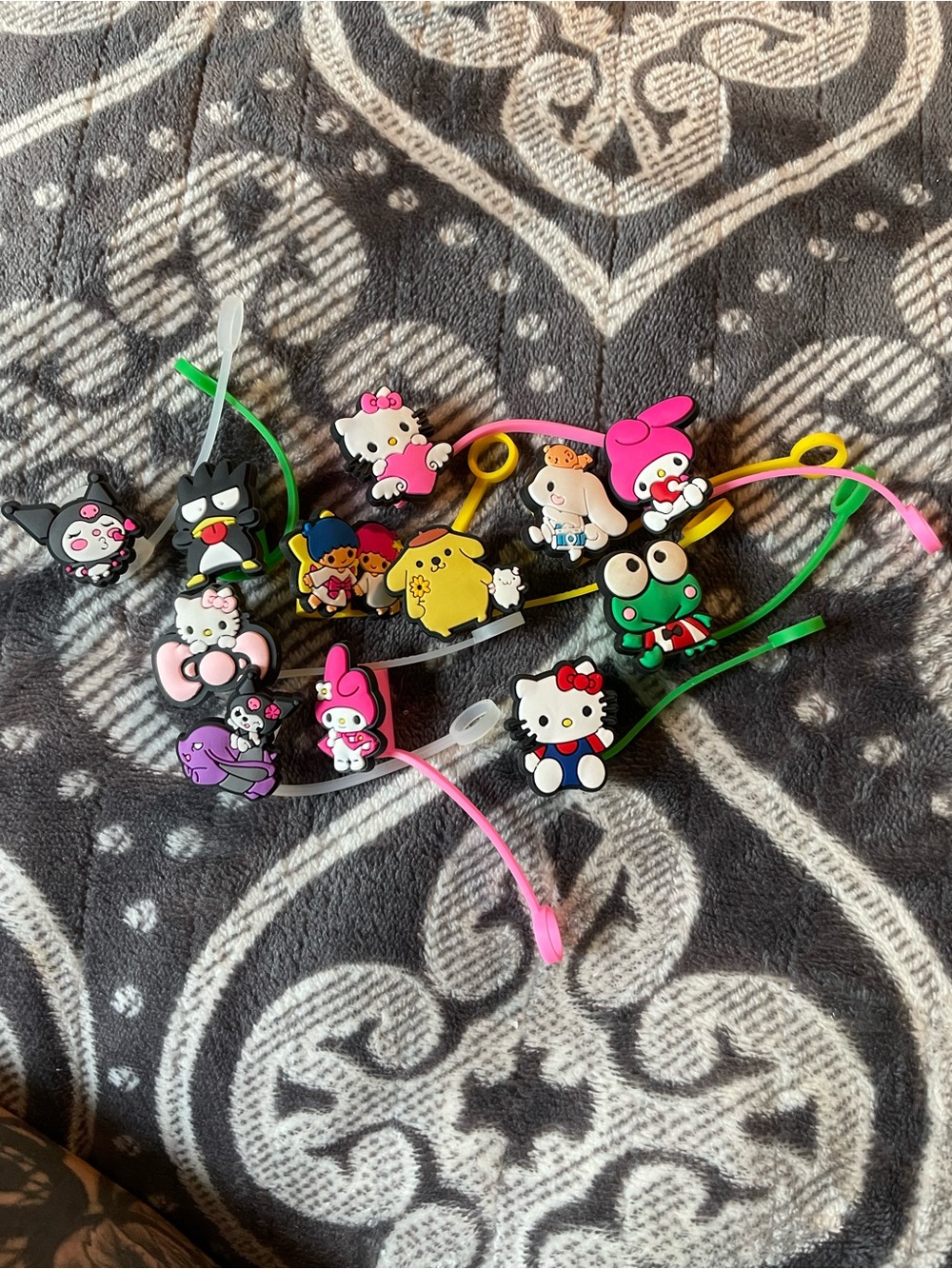 Sanrio straw covers 12 pack